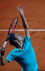 Federer está nas quartas em Roma