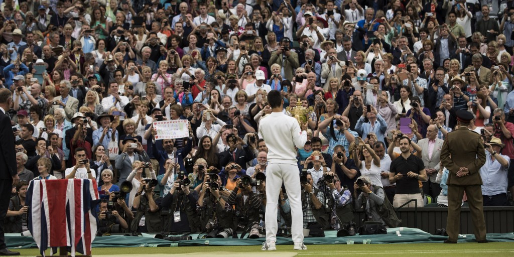 Djokovic tricampeão de Wimbledon