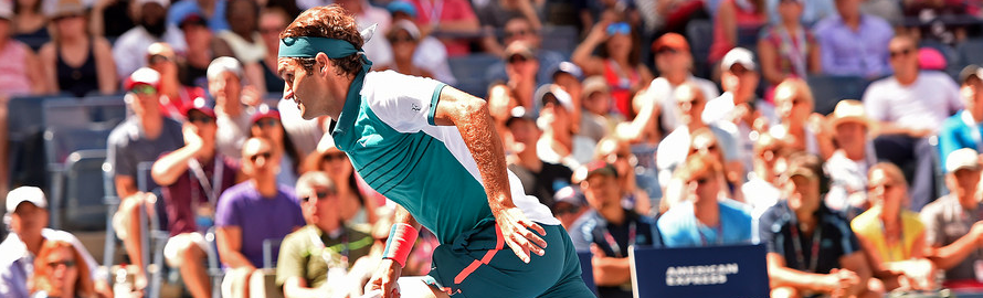Federer vence outra e enfrenta Isner para ir às 4as do US Open