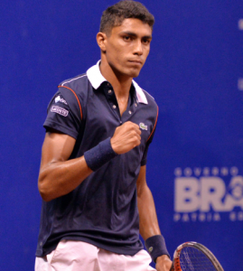 Thiago Monteiro é o 1o. a garantir vaga nas 4as. no CH de SP