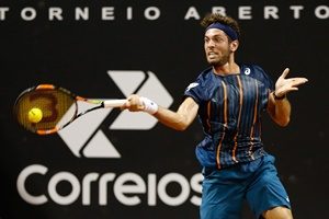 São Paulo - SP - 22/02/2016 - BRASIL OPEN 2016 - Jogo entre Daniel Gimeno-Traver (ESP) vs Guilherme Clezar (BRA) durante Brasil Open 2016 no Esporte Clube Pinheiros. Foto: Marcello Zambrana/DGW Comunicação
