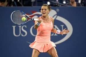 August 30, 2016 - in action against during the 2016 US Open at the USTA Billie Jean King National Tennis Center in Flushing, NY.