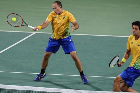 Bruno Soares e Marcelo Melo vencem a 1a. no Rio2016