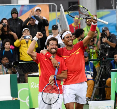 Nadal e Marc Lopez conquistam ouro olímpico nas duplas