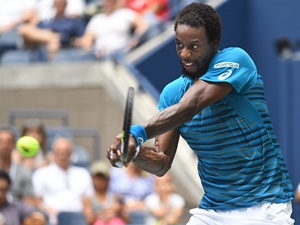 August 31, 2016 Gael Monfils (FRA) in action during the US Open, played at the Billie Jean King Tennis Center, Flushing Meadow NY.