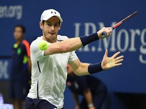 September 1, 2016 Andy Murray (GBR) in action during the US Open, at the Billie Jean King Tennis Center, Flushing Meadow, NY