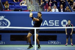 August 31, 2016 - Rafael Nadal in action against Andreas Seppi during the 2016 US Open at the USTA Billie Jean King National Tennis Center in Flushing, NY.