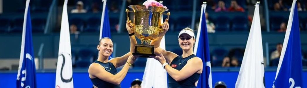 Luisa Stefani e Dabrowski brilham e conquistam o título em Pequim